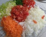 Foto del paso 1 de la receta: Arroz con verduras y pollo