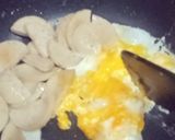 รูปขั้นตอนการทำที่ 2 ของ ข้าวผัด(บุกนุ่ม)หมูยอ,ไข่ขยี้,พริกน้ำปลา - คีโต