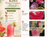 Foto langkah ke 4 dari resep Kiwi Watermelon Breeze.