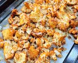 Gambar langkah 5 resipi 👩‍🍳Garlic Parmesan Roasted Cauliflower.
