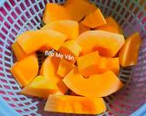 Hình bước làm 1 của món Canh sườn non hầm đu đủ