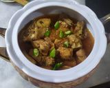 A picture of step 1 of Chicken karahi.
