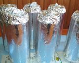 Kürtőskalács sörösdobozon sütve, sütőben recept fázis 6 fotója