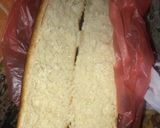 A picture of step 1 of Cheesy Garlic bread 🥖.