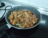 Foto del paso 4 de la receta: Pavo en salsa teriyaki con queso
