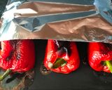 A picture of step 8 of Roasted Red Bell Pepper.