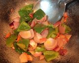 A picture of step 3 of Spicy Potato Manchurian.