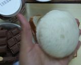 Gambar langkah 3 resipi Roti coklat cadbuary goreng#PinkBoxCereal.