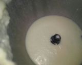 A picture of step 3 of Ghevar cake.