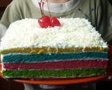 Foto langkah ke 1 dari resep Rainbow Cake.
