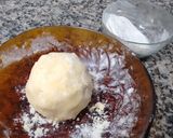 Foto del paso 2 de la receta: Tarta de duraznos con crema y caramelo