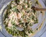 Foto del passaggio 5 della ricetta Torta Salata Svuotafrigo Ricotta e Piselli