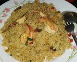 Foto langkah ke 3 dari resep Nasi goreng kuning.