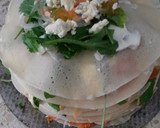 Foto del paso 4 de la receta: Torre de panqueques vegetariana :)