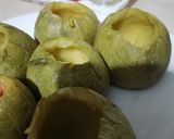 Foto del paso 1 de la receta: Calabacitas rellenas de jamón y tocino 🥓👩🏻🍳