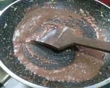 A picture of step 4 of Chocolate Burfi.