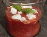Une image de l'étape 3 de Gaspacho de pastèque 🍉 au chèvre 🐐 frais.