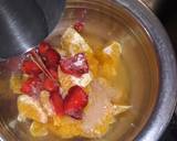 Fresh Strawberries And Orange Punch