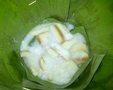 Foto langkah ke 4 dari resep Bongko Roti Kuah Santan Kelapa Muda (no kukus).
