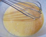 Mézes-diós sajttorta, narancs zselével recept fázis 3 fotója