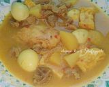 Foto langkah ke 4 dari resep Gulai Encer Campur (ayam,tetelan,telur puyuh dan tahu).