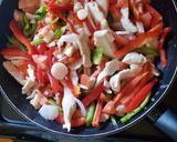 A picture of step 4 of Jen's Chicken Fajitas.