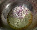A picture of step 2 of African style Rajma with Nsima and peri peri sauce.
