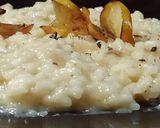 A picture of step 4 of Risotto with Pears, Cheese, and Black Pepper.