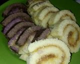 Foto langkah ke 8 dari resep Roll cake pineapple jam and coconut.