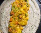 A picture of step 2 of Masal dosa.