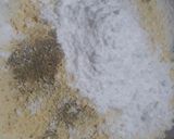 A picture of step 1 of Nankhatai.