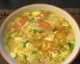 Hình bước làm 5 của món Canh cà chua trứng