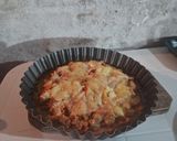 Foto del paso 14 de la receta: Tarta con base de puré de zapallo rellena con bondiola y vegetales, panchos