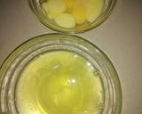 A picture of step 1 of Pineapple spong cake (pineapple shape).