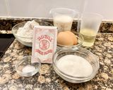 Foto del paso 1 de la receta Pastel con plátano y caramelo
