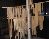 Foto del paso 7 de la receta: Fideos cabello de ángel caseros con salsa de espinacas