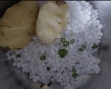 A picture of step 2 of Sabudana Vada.