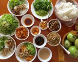 Hình bước làm 4 của món Bún hến chay