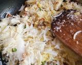 A picture of step 2 of Kashmiri pulav.