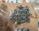 A picture of step 2 of Homemade Squid Ink Tagliolini with Jumbo Shrimp and Zucchini.
