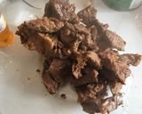A picture of step 4 of Sweet and sour beef.