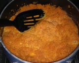 A picture of step 1 of Gajar Ka halwa.