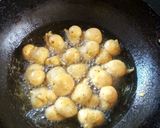 A picture of step 1 of Besan bhajji.