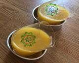 Hình bước làm 6 của món Panna cotta thơm ngon, mát bổ từ kiwi và chanh leo!