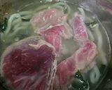 Gambar langkah 3 resipi Beef Udon.