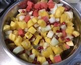 Une image de l'étape 13 de Salade de fruits multicolores.