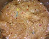 A picture of step 2 of Kara chutney.