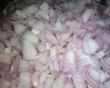 A picture of step 1 of Chicken masala curry.