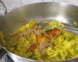 बंदगोभी मटर की सब्जी (bandh gobi matar ki sabzi recipe in Hindi) रेसिपी चरण 2 फोटो
