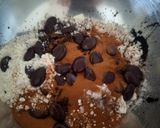 Foto langkah ke 3 dari resep Valhrona Coffee Choco Soft Cookies.